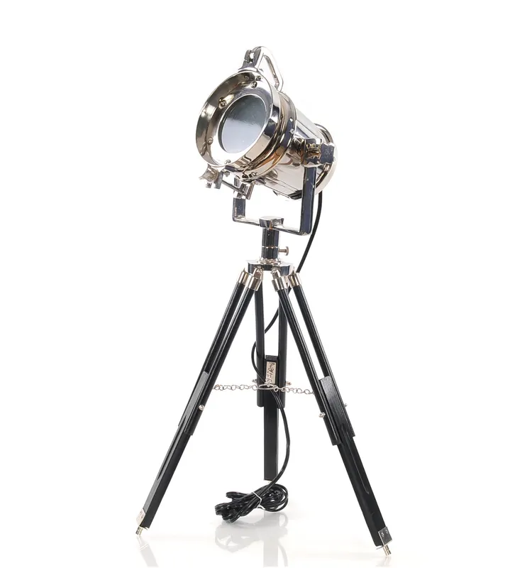 Silver Tripod With Metal Novelty Shade By Homeroots Sale