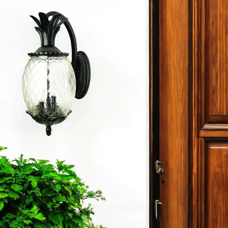 Next Day Delivery Lanai 3-Light Matte Black Wall Light By Homeroots