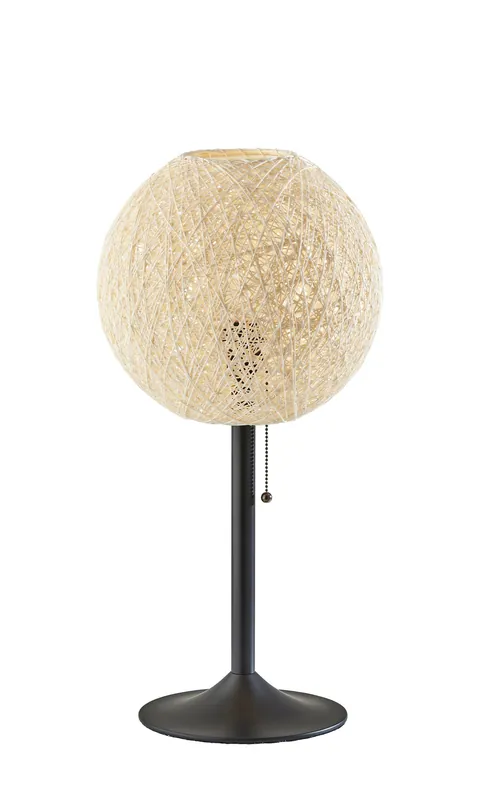 Antiqued Bronze Metal Candlestick Table Lamp With Off White Globe Shad Hassle-Free Returns
