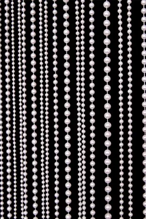 Special Offer DecoStar™ 9ft Ivory Multi Ball Chain Curtain