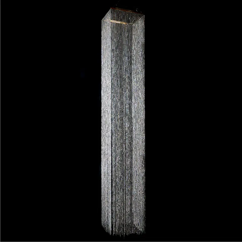 Affordable DecoStar™ 9ft Square Iridescent Crystal Column - STUNNING!