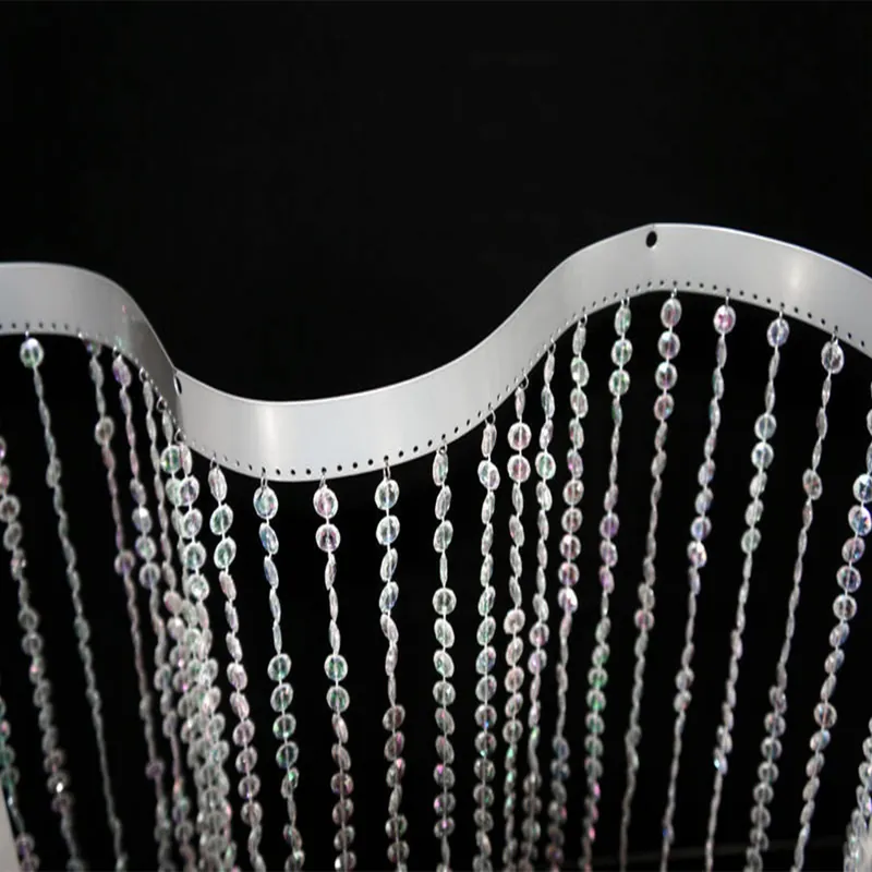 DecoStar™ BENDABLE 9ft. Jewel Crystal Iridescent Diamond Cut Curtain Premium