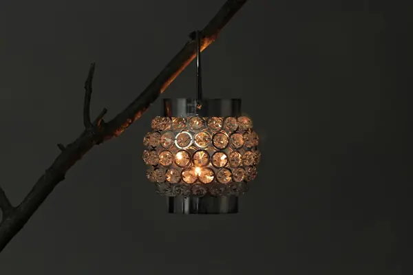 DecoStar™ Real Crystal Hanging Candle Holder - MED Worldwide Shipping