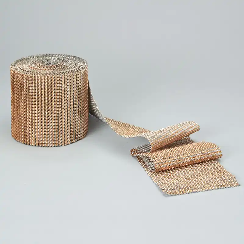 Top Pick Decostar™ Diamond Mesh Roll - Champagne