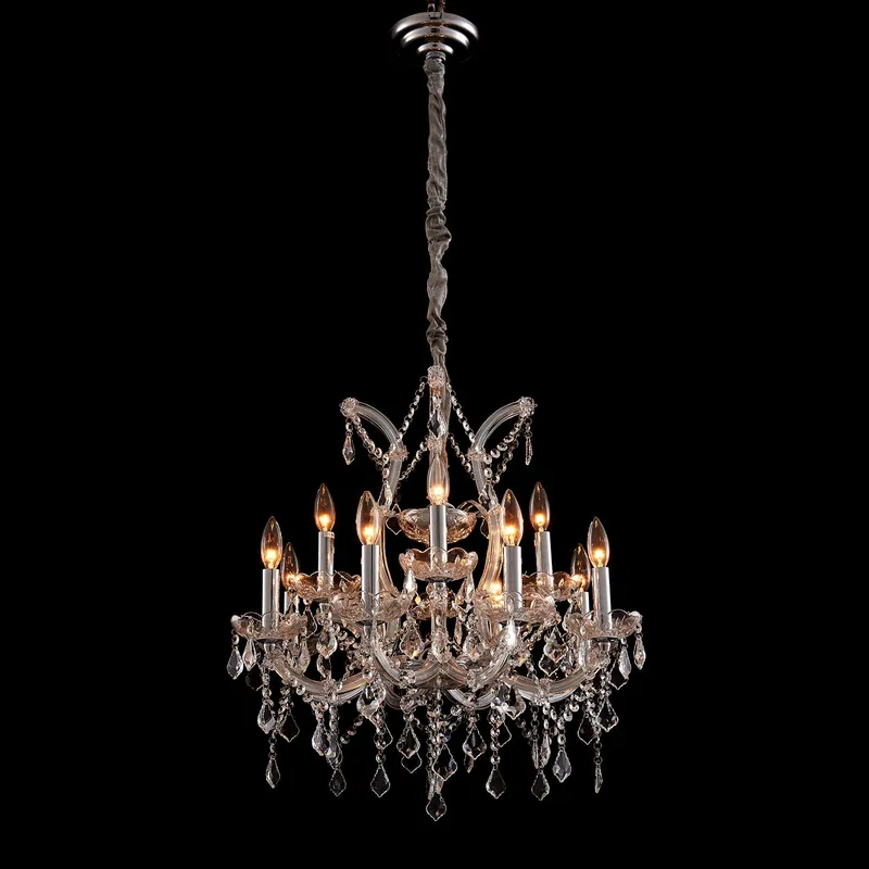 Markdown Medium Luxe 12-Arm Empress Crystal Chandelier - 24" D