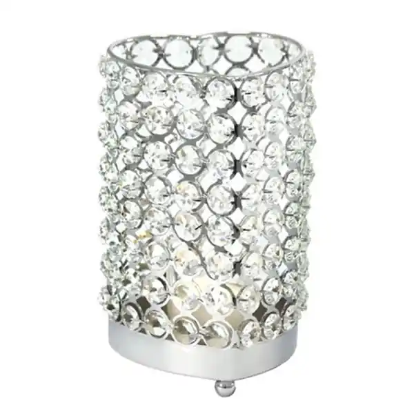 DecoStar™ Real Crystal Heart Candle Holder - LG Premium
