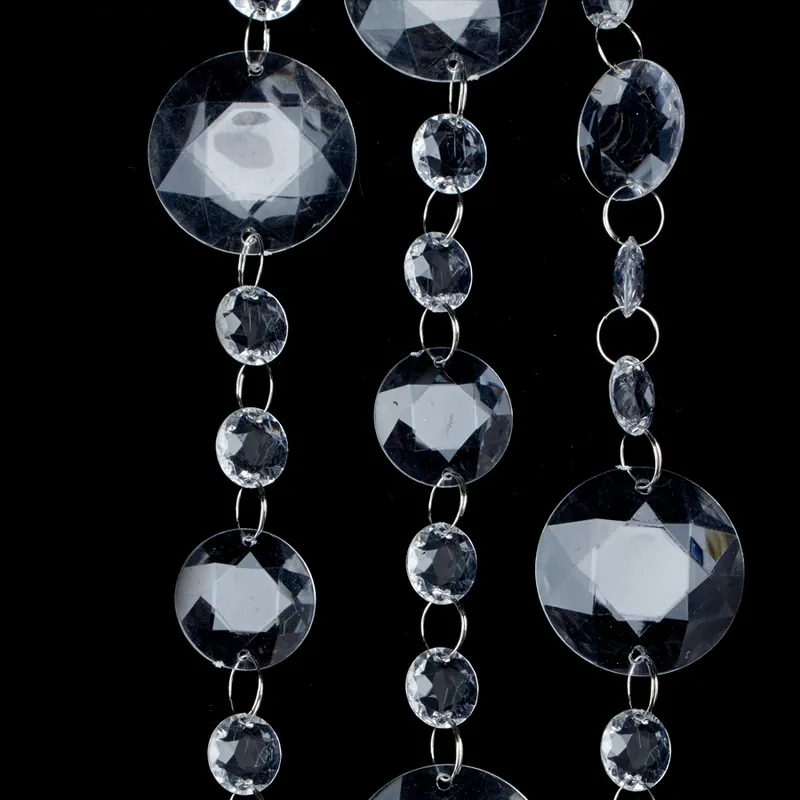 Decostar™ Acrylic Round Garland, Small and Large Beads Premium