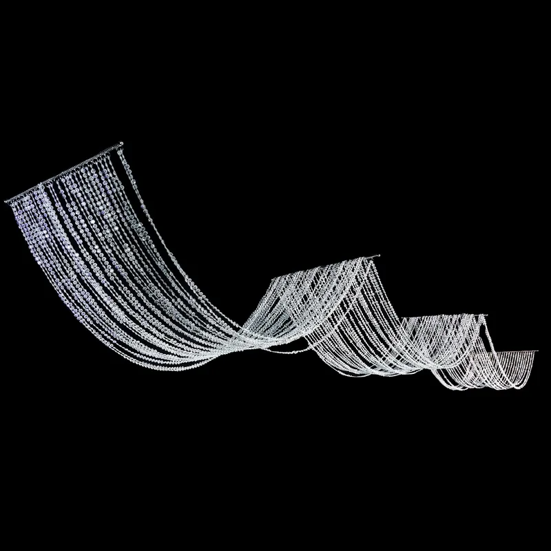 DecoStar™ 15ft. Crystal Ceiling Draping Panel - 20" Wide Secure Checkout