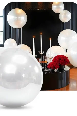 White Inflatable Mirror Ball / Sphere - Choose your Size! Trusted Brand
