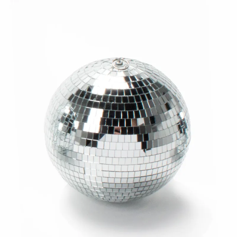 Decostar™ Mirror Disco Balls 9¾" - Silver Luxury