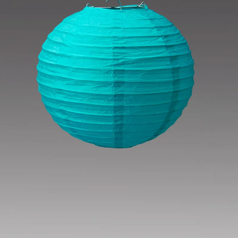 Decostar™ Paper Lantern 8" - Aqua - 36 Pieces Top Rated