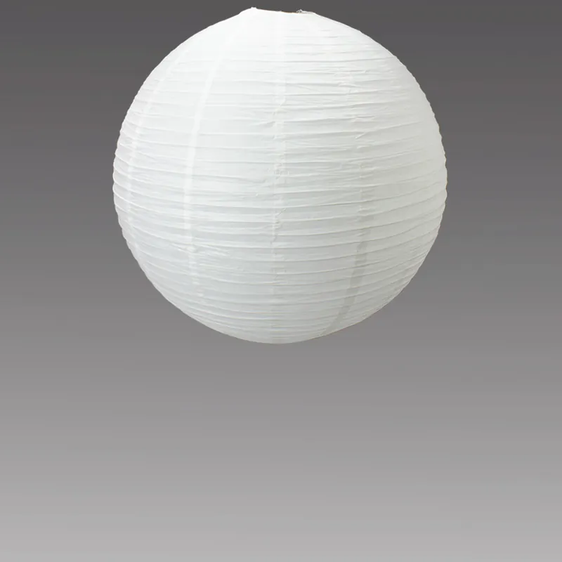 Hassle-Free Returns Decostar™ Paper Lantern 8" - White - 36 Pieces