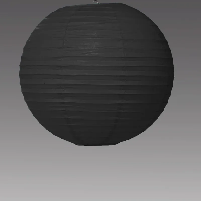Decostar™ Paper Lantern 14" - Black - 36 Pieces Price Drop
