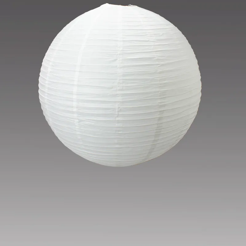 Crafted Decostar™ Paper Lantern 14" - White - 36 Pieces