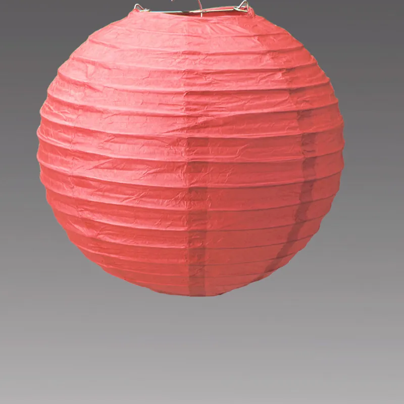 Authentic Decostar™ Paper Lantern 12" - Coral - 36 Pieces