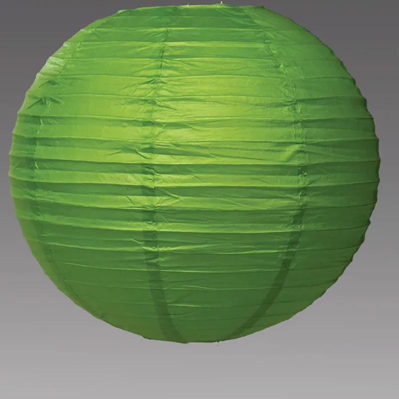 Same Day Shipping Decostar™ Paper Lantern 18" - Apple Green - 24 Pieces