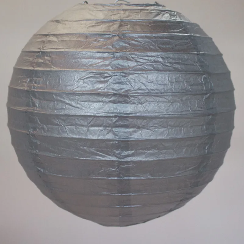 Decostar™ Paper Lantern 18" - Silver - 24 Pieces Mega Sale