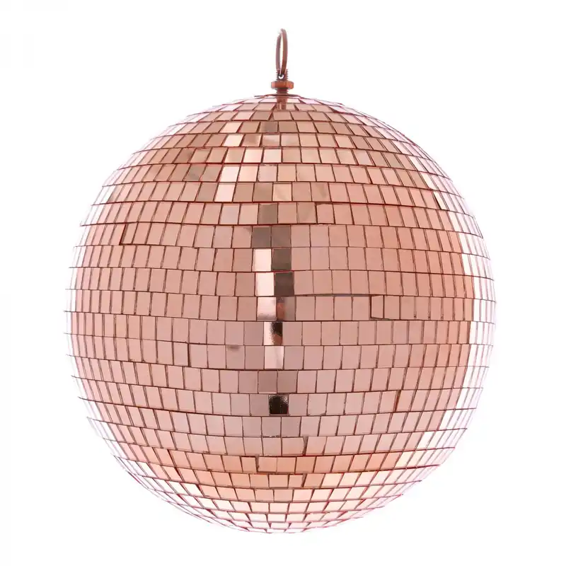 Time-Limited Decostar™ Mirror Disco Balls 24" - Rose Gold