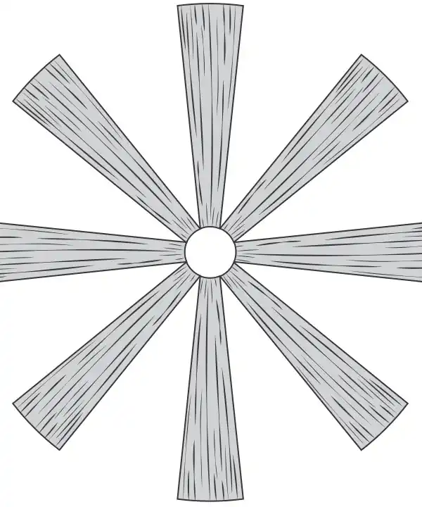 8-Panel Ceiling Draping Kit - HARDWARE ONLY Best Seller