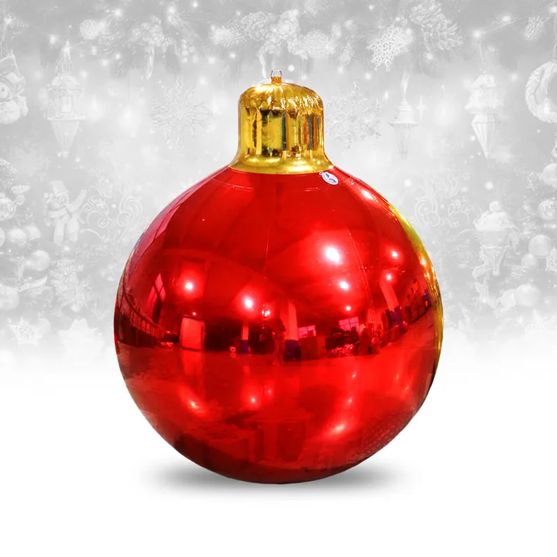 Red DELUXE Inflatable GIANT Christmas Ornament Time-Limited
