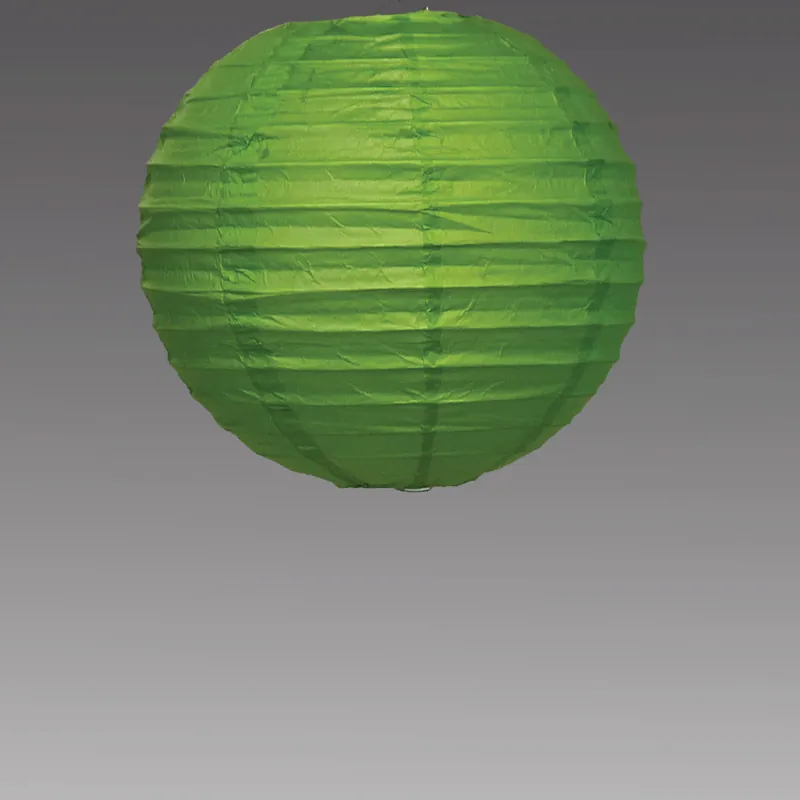 Decostar™ Paper Lantern 8" - Apple Green - 36 Pieces Wholesale