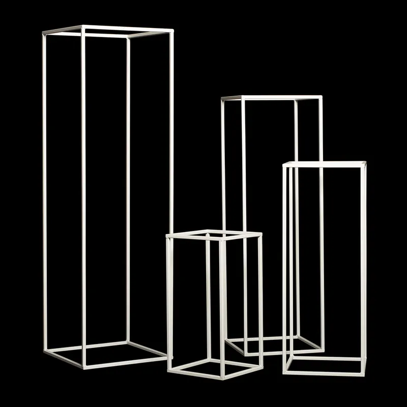 Decostar™ Nesting Metal Frame 4pc set - White Handmade