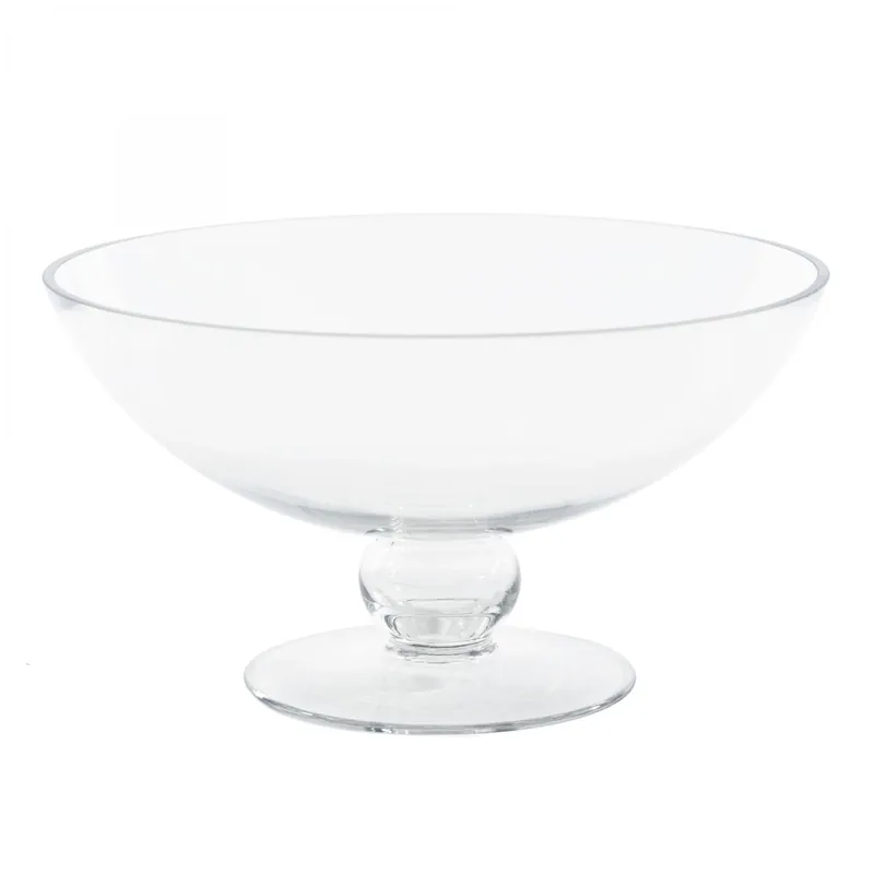 Decostar™ Glass Pedestal Bowl 9.25" Today Only