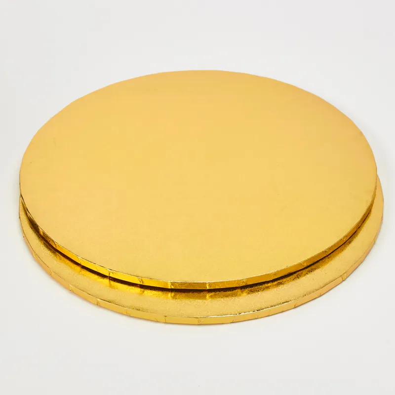 New Arrival Decostar™ Foil Covered Cake Drum 20" 3pc/pack - Gold