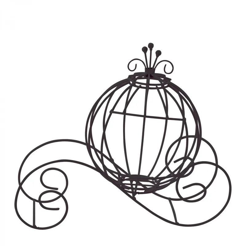 Buy Online Decostar™ Metal Pumpkin Carriage - Black