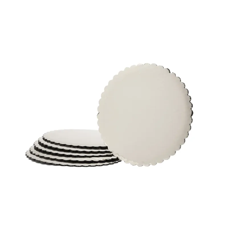 Decostar™ Foil Covered Cake Board 8" - 6 Pieces - Silver Express Delivery