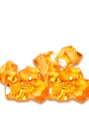 Weekend Sale Decostar™ Acrylic Crystal Ice Décor Orange - 12 Bags