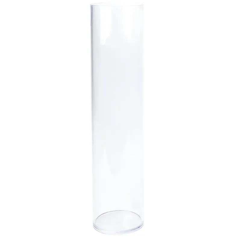 Decostar™ Plastic Cylinder Container 22¾ " - 6 Pieces - Clear Next Day Delivery
