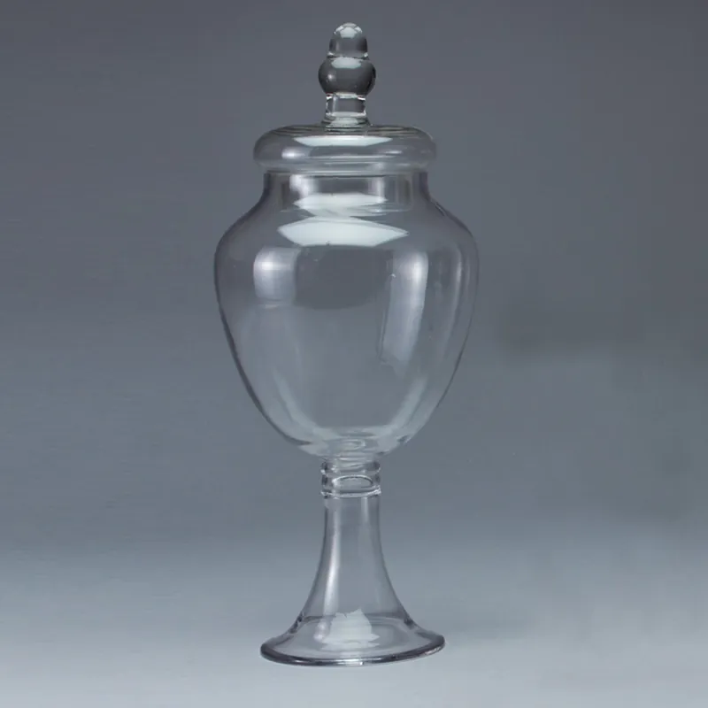 Flash Sale Decostar™ Glass Candy Jar w/lid 14½" - 12 Pieces