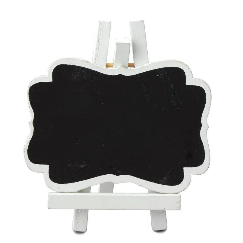 Decostar™ Chalkboard Easel Name Card / Place Holder - 5" x 4" - 36 Pieces - White Super Sale