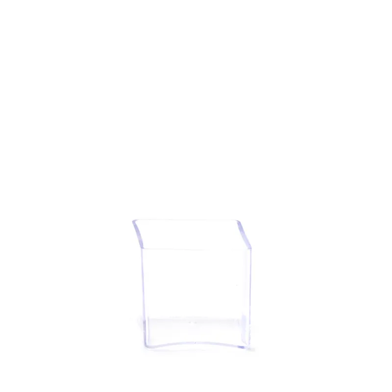 Markdown Decostar™ Clear Plastic Square Container 3" - 48pcs