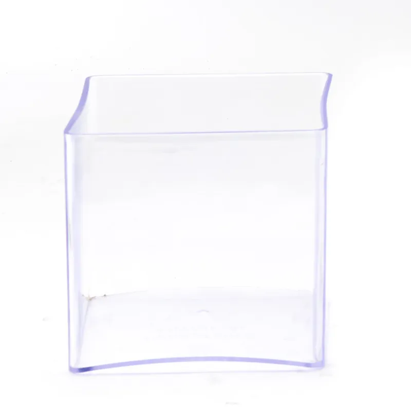 Decostar™ Clear Plastic Square Container 7" - 6pcs Exclusive Offer