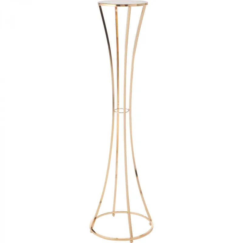 Super Sale Decostar™ Floor Standing Hour Glass Metal Floral Riser 34½€œ - Gold