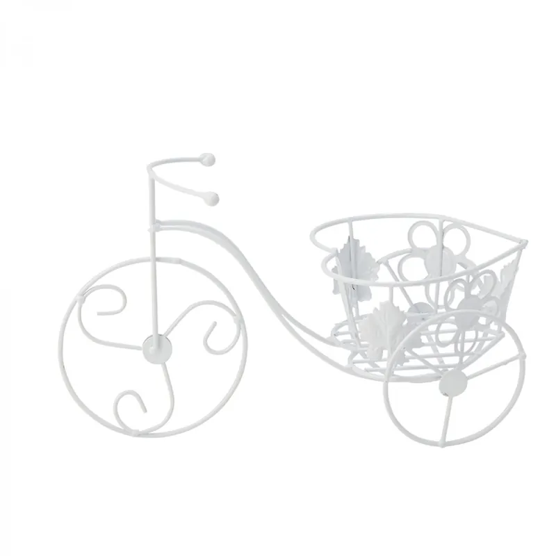 Affordable Decostar™ Decorative Metal Tricycle with Basket - White