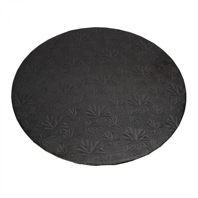 Markdown Decostar™ Foil Covered Cake Board 16" 5pc/pack - Black