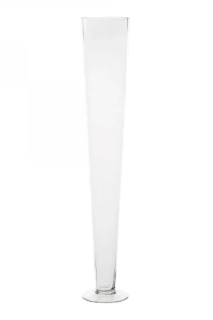 While Supplies Last Decostar™ Clear Glass Pilsner Vase 28" - Clear