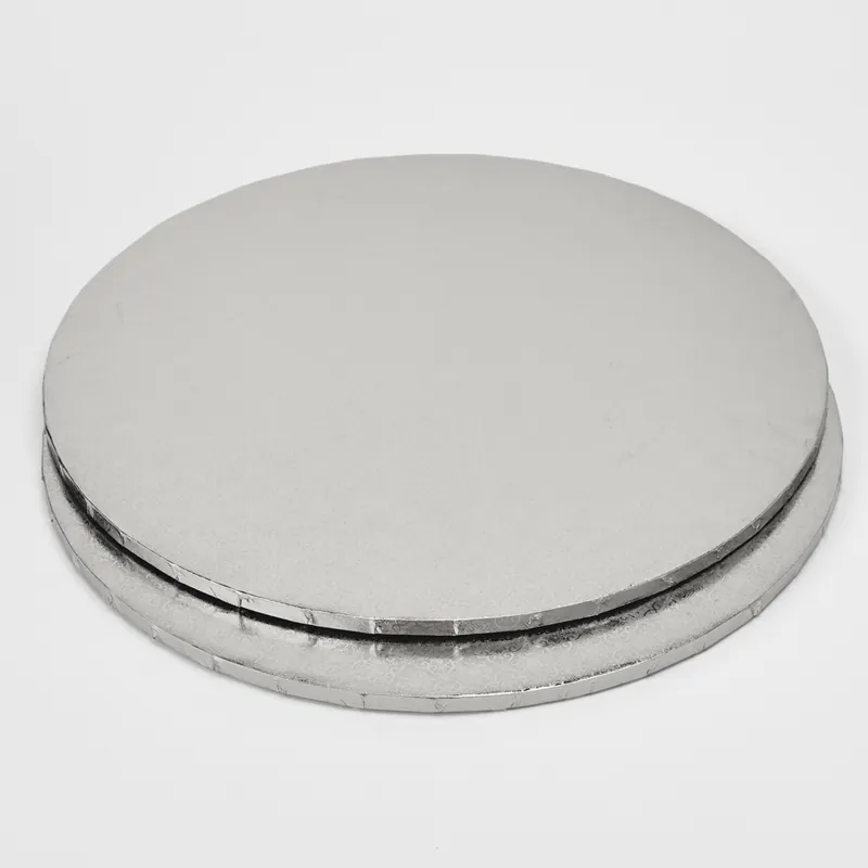 Decostar™ Foil Covered Cake Drum 18" 3pc/pack - Silver Shop Now
