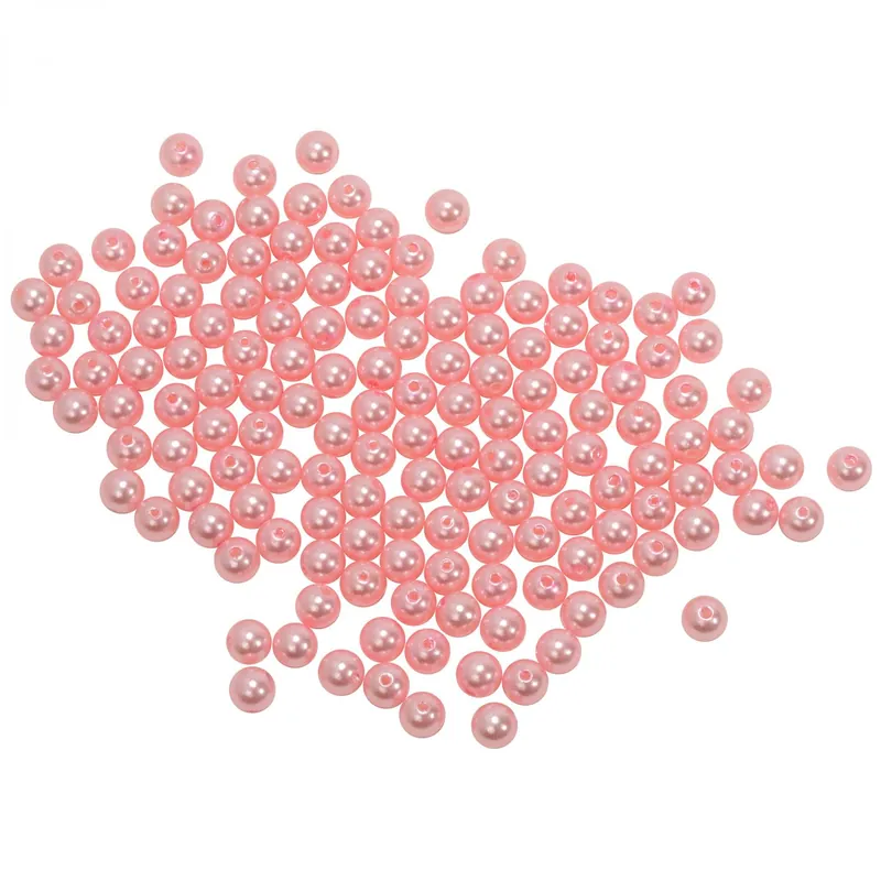Decostar™ 10mm Craft Pearl Beads With Hole 454g/Bag - Pink Direct From Manufacturer