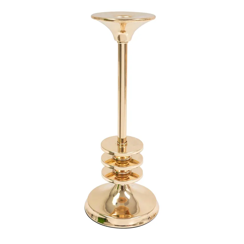 Decostar™ Metal Taper Candle Holder 11½" - Gold Exclusive Offer