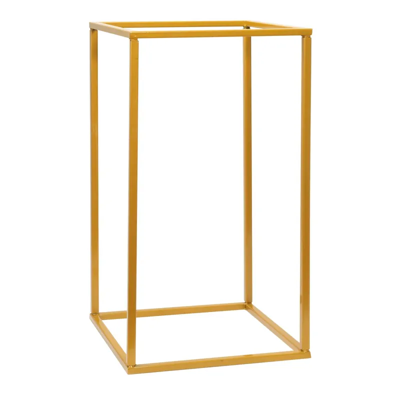 Decostar™ Metal Floral Box Stand 12" - Gold Certified