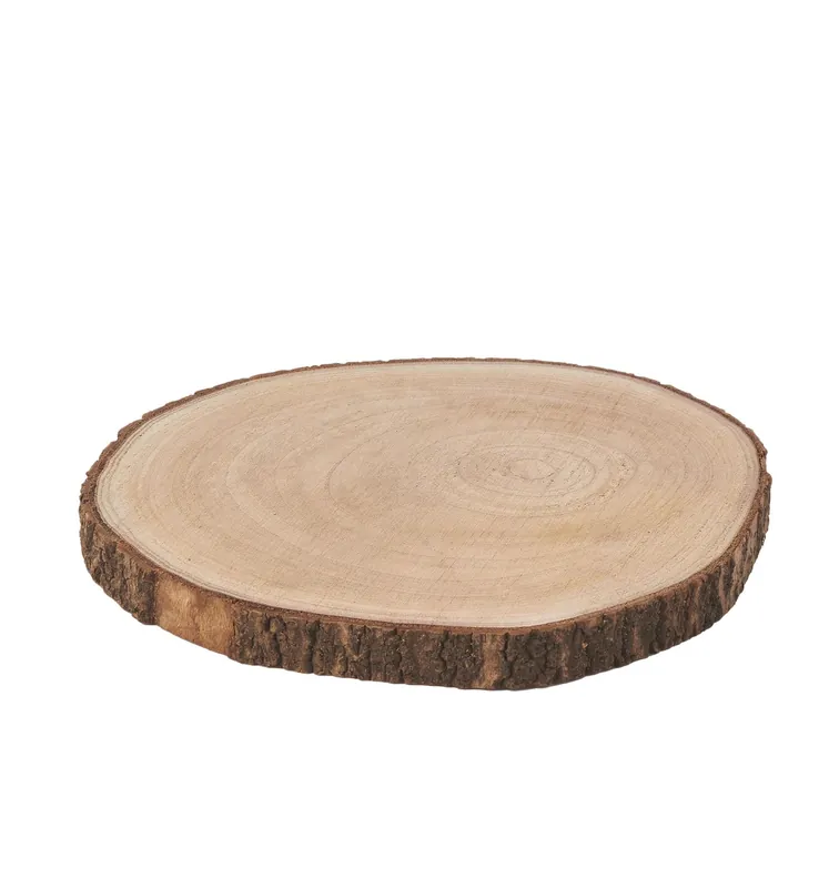 Cheap Decostar™ 12in Natural Wood Slices - Brown
