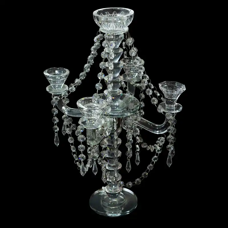 Limited Time Decostar™ Beaded Candelabra 18½ "
