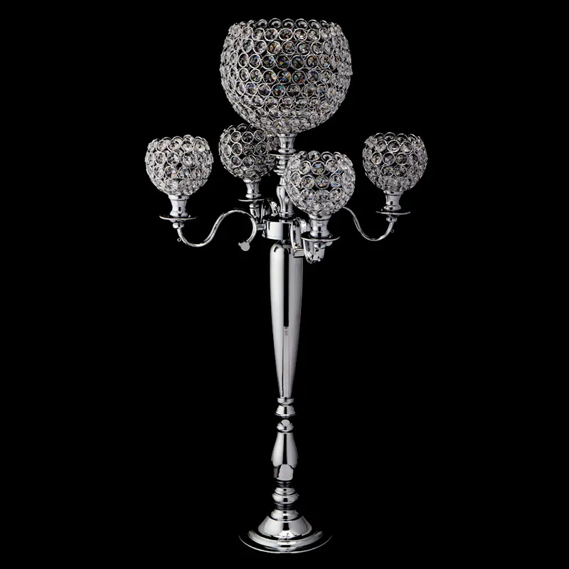 Decostar™ Crystal Candle holder - Silver Limited Offer