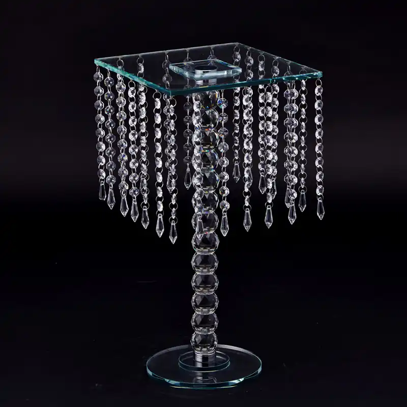 Decostar™ Chandelier Real Glass Crystal Cake Stands Cascading 18½" Limited Offer