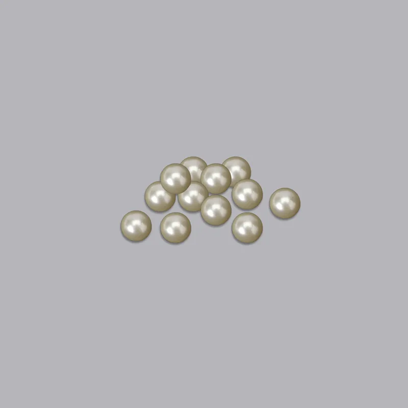 Decostar™ 1lb Bag - Pearl Beads No Hole For Table Scatters - Round 12mm - Ivory In Demand