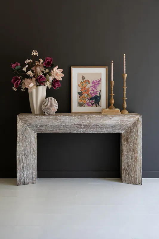 Recycled Whitewashed Wood Console By Kalalou Grab Now